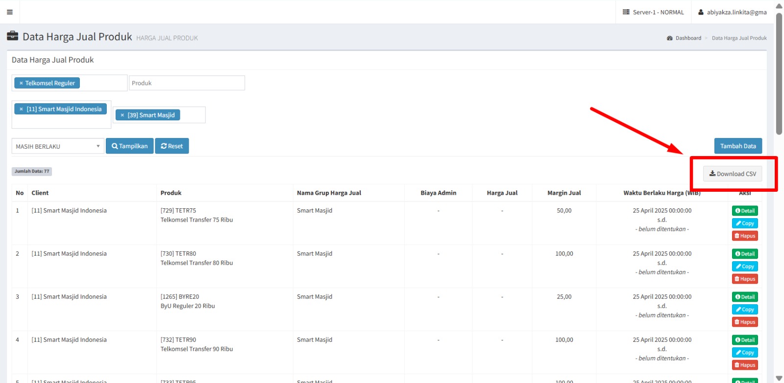 Panduan Setting Harga Jual & Komisi Co-Branding di LinkPedia