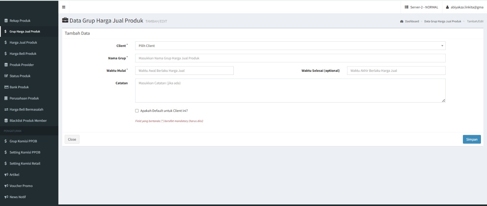 Panduan Setting Harga Jual & Komisi Co-Branding di LinkPedia